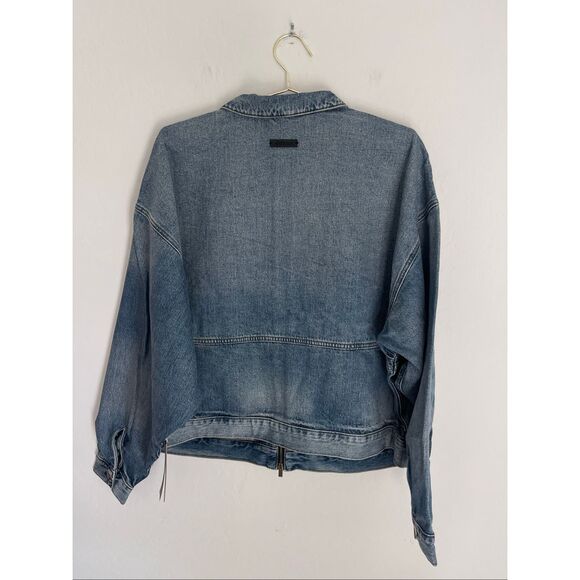 FEAR OF GOD Essentials Denim Jacket Size Large NWT - Picture 10 of 13